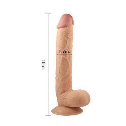 10 inches Legendary King Sized Realistic Dildo