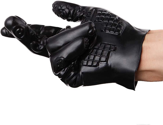 G-Spot Stimulation by Silicone Gloves