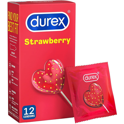 DUREX SENSUAL STRAWBERRY FUN CONDOM 10pcs