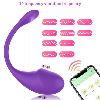 Flamingo Vibrator, No Distance Limit with App, 7 Modes, Quiet Sirr