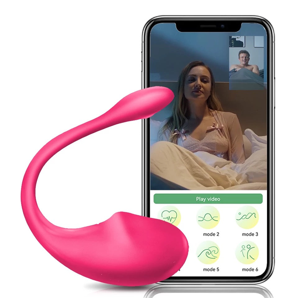 Flamingo Vibrator, No Distance Limit with App, 7 Modes, Quiet Sirr