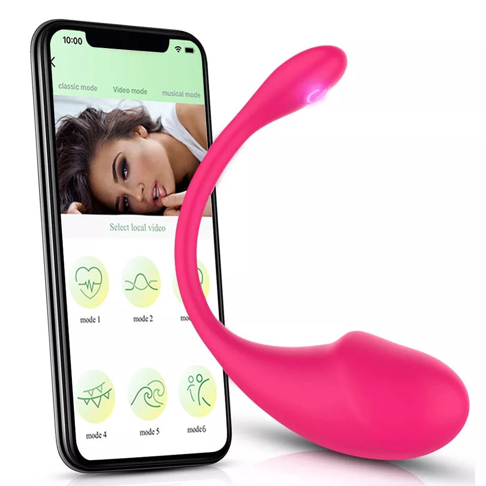 Flamingo Vibrator, No Distance Limit with App, 7 Modes, Quiet Sirr
