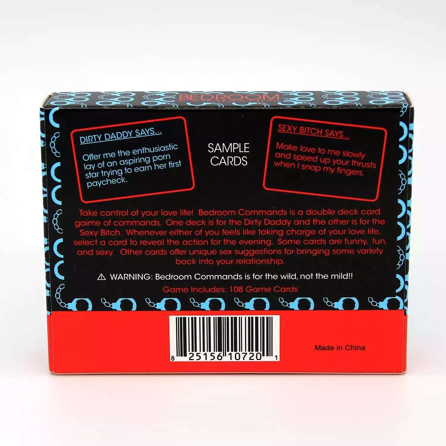 Bedroom Commands Card Game - Best Seller