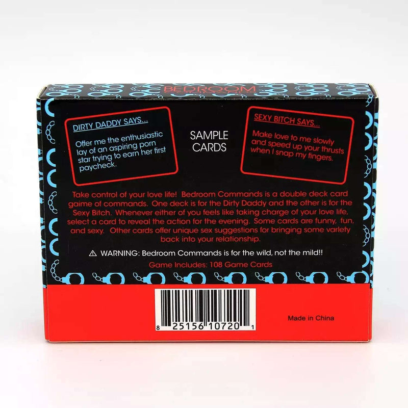 Bedroom Commands Card Game - Best Seller