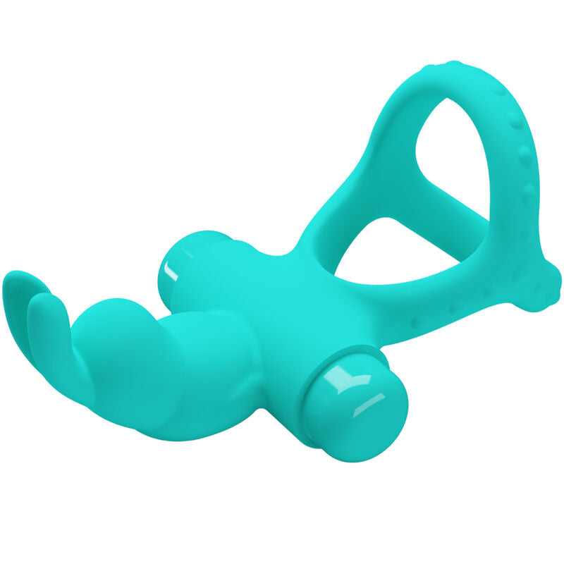 PRETTY LOVE - Figgy Green Rabbit Vibrator Ring