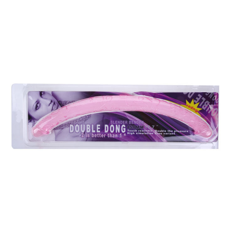 BAILE - Pink Double Dong 44.5 cm