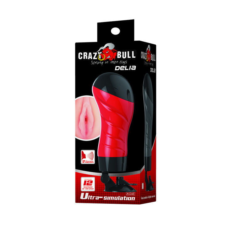 CRAZY BULL Masturbator, FLORA VOICE +VIBRATOR+SUCTION CUP Sirr
