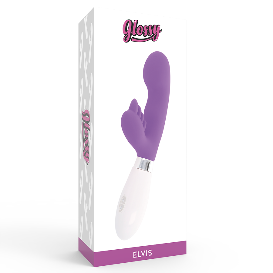 أرنب لامع من نوع G-Spot باللون الأرجواني من إنتاج شركة Elvis