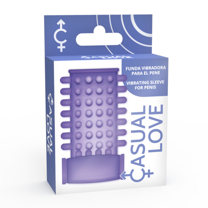 CASUAL LOVE - Ring Vibrating Sleeve Purple