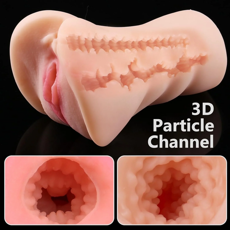 Sirrshop Sex Dolls, 2-in-1 Anal Vaginal Realistic Masturbator, 900g