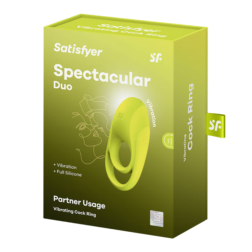 Satisfyer Spectacular Duo: Vibrating silicone cock ring