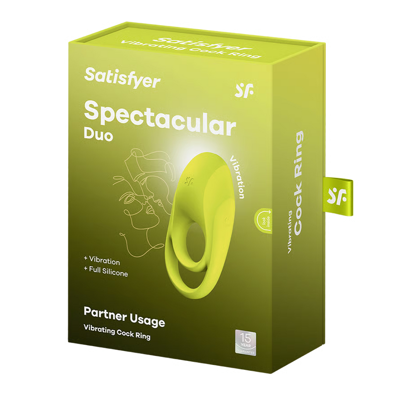 Satisfyer Spectacular Duo: Vibrating silicone cock ring