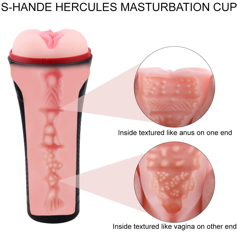 S-hande Hercules Premium Male Masturbator with 9 Vibrating modes