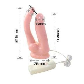BAILE - REALISTIC PENIS DOUBLE PENETRATION - Double Head Dildo
