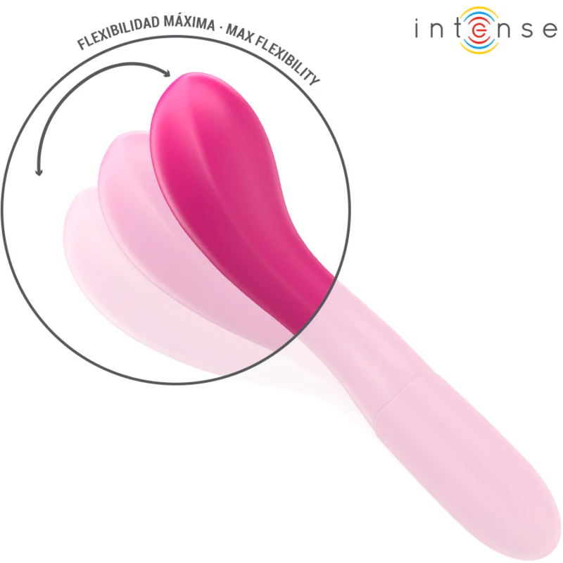 INTENSE - PATY VIBRATOR 19 CM FLEXIBLE 10 VIBRATIONS MODEL 2 PINK