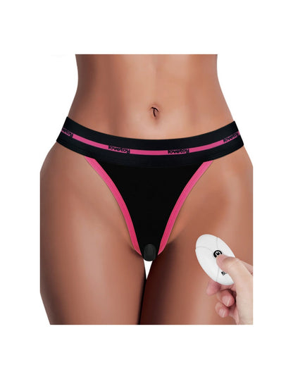 Lovetoy Slut Vibrating Sex Panties Black, Panty Vibrator, Remote Controlled