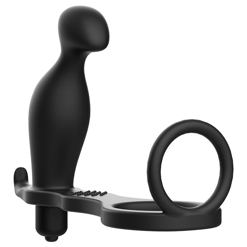 Sirrshop Toys Anal Massager and Cock Ring, Flexible ring, intense vibration