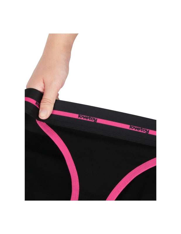 Lovetoy Slut Vibrating Sex Panties Black, Panty Vibrator, Remote Controlled