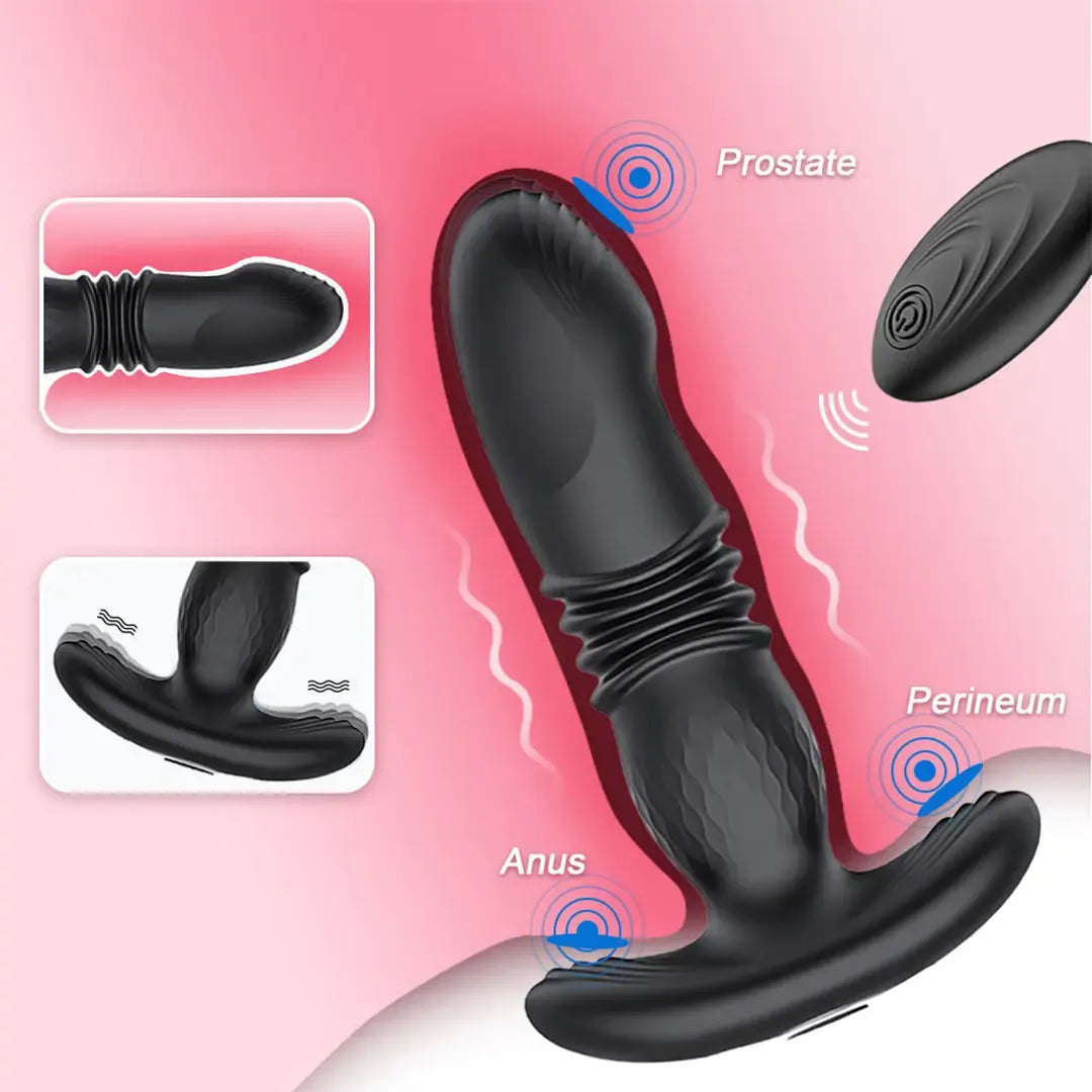 Sirrshop Thrusting Prostate Massager, Vibrator, Anal, Remote Controlled