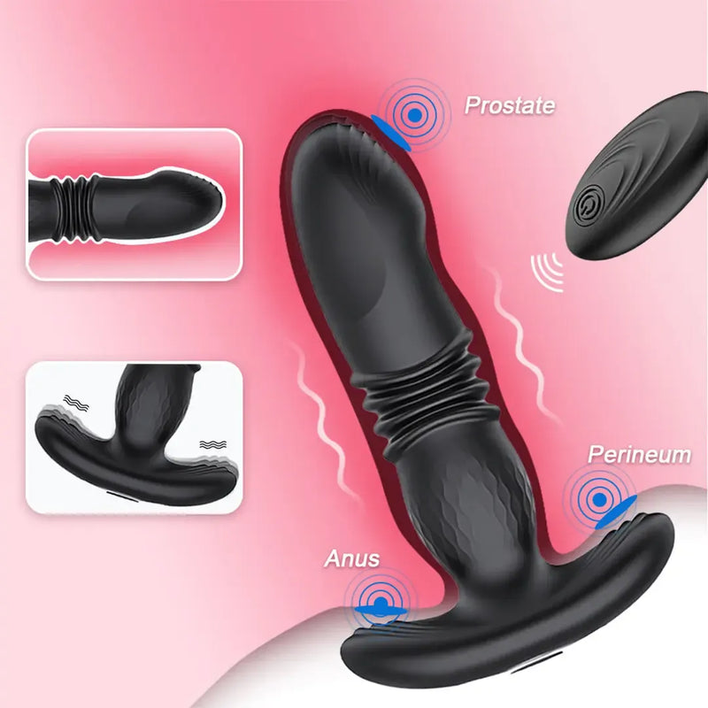 Sirrshop Thrusting Prostate Massager, Vibrator, Anal, Remote Controlled