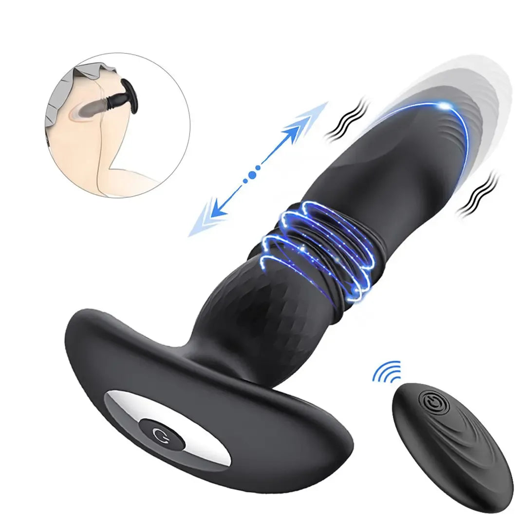 Sirrshop Thrusting Prostate Massager, Vibrator, Anal, Remote Controlled
