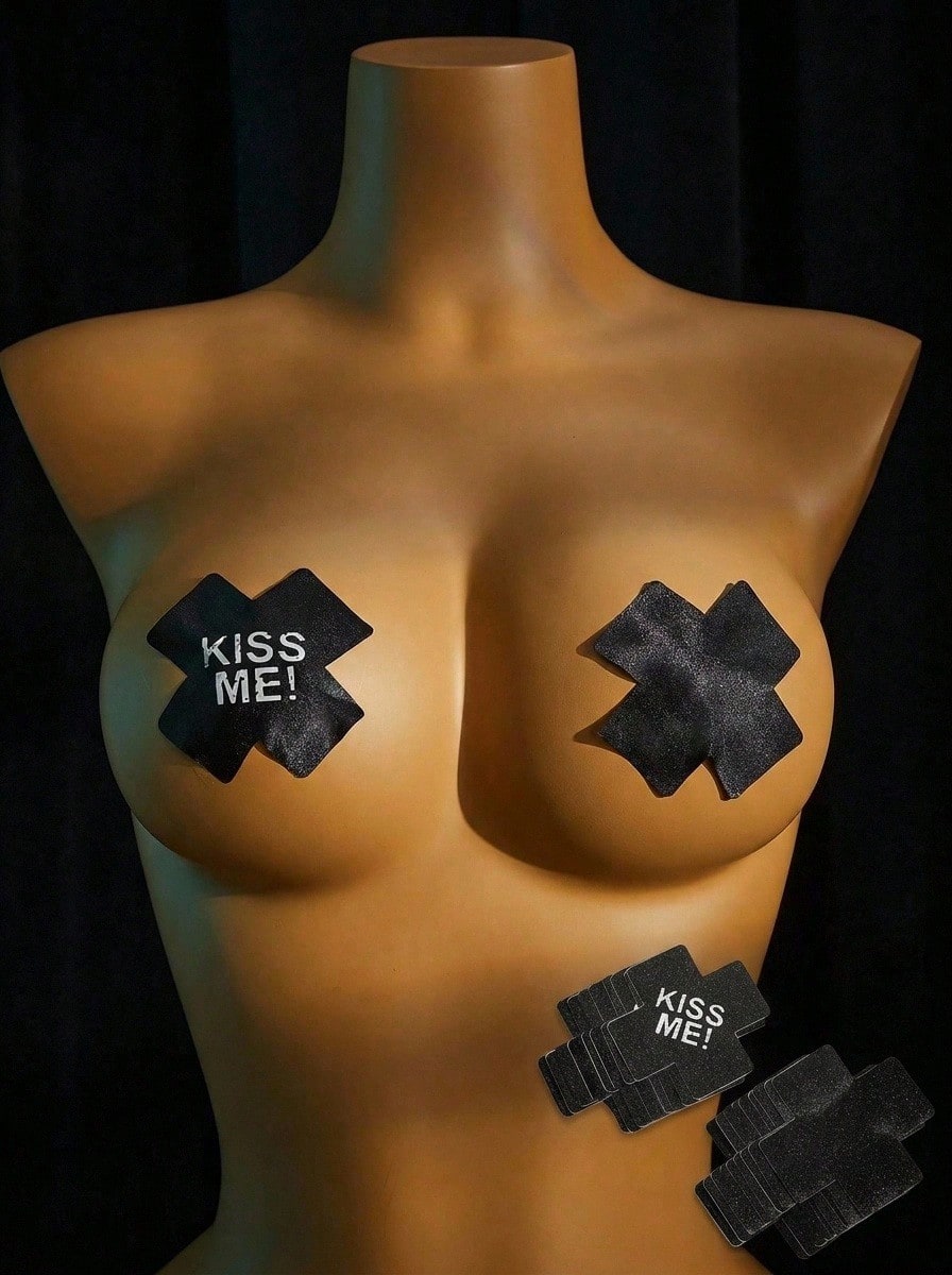 Kiss Me Nipple Pasties – Pair (2 Total)