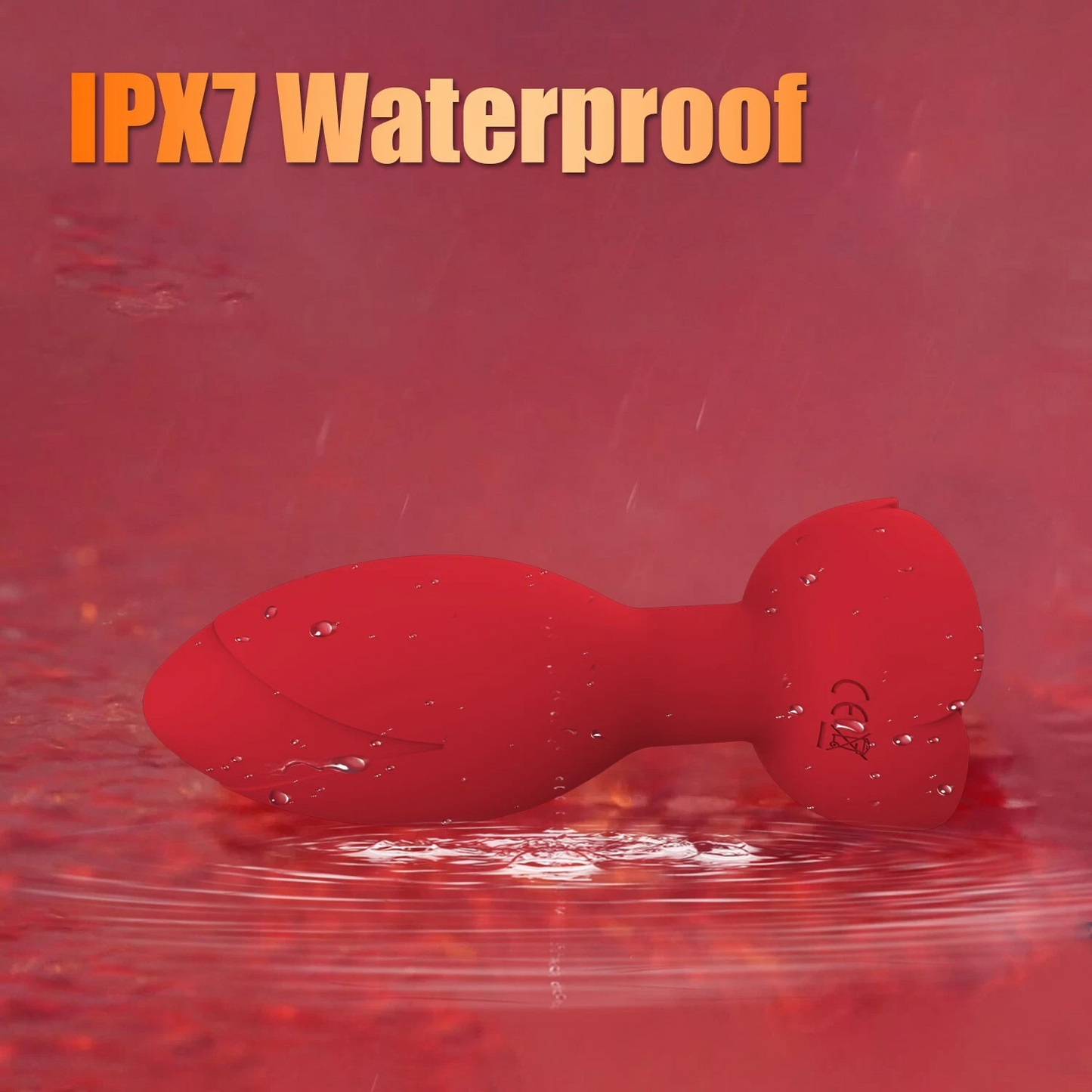 Sirrshop Rose plug, App control, 10 vibration modes, waterproof