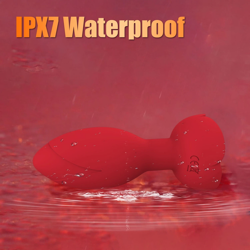 Sirrshop Rose plug, App control, 10 vibration modes, waterproof